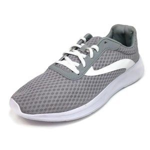 Athletic Works Women's Size 8.5 Gray Mesh Trainers Shoes Memory Foam Sneakers